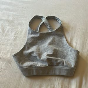 Grey Alo Workout Top